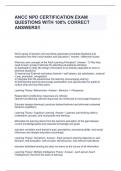 ANCC NPD CERTIFICATION EXAM QUESTIONS WITH 100&percnt; CORRECT ANSWERS&excl;&excl;