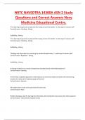 NRTC NAVEDTRA 14300A ASN 2 Study  Questions and Correct Answers Navy  Medicine Educational Centre&period;