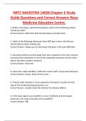 NRTC NAVEDTRA 14028 Chapter 6 Study  Guide Questions and Correct Answers Navy  Medicine Education Centre&period;