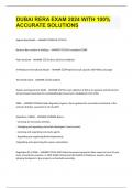 DUBAI RERA EXAM 2024 WITH 100&percnt; ACCURATE SOLUTIONS
