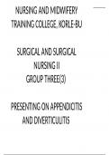 Appendicitis & Diverticulitis &lpar;Surgery II&rpar;
