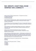 NHI- GROUP 2- EAST FINAL EXAM VERIFIED 100&percnt; CORRECT&excl;&excl;