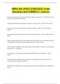 HBSS 301 ePO5&period;3 UPDATED Exam  Questions and CORRECT Answers