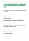 NYS EMT CERTIFYING EXAM Questions and  Answers &lpar;Verified Answers&rpar; Latest Update  2023