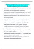 NUR 2063 &sol; NUR2063&colon; Essentials of Pathophysiology Exam 2 Last Updated 2024&sol;2025- Rasmussen