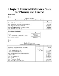Cost Accounting (Planning and Control) Adolph Matz, Phd Milton F.Usry Solve Exercises and Problems