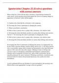 Ignatavicius Chapter 22 &lpar;Evolve&rpar; questions with correct answers