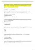 TEXAS GENERAL LINES LIFE&comma; ACCIDENT AND HEALTH INSURANCE EXAM NEWEST ACTUAL EXAM COMPLETE 350 QUESTIONS AND CORRECT DETAILED ANSWERS &lpar;VERIFIED ANSWERS&rpar; &vert;ALREADY GRADED