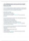 ATI COMPREHENSIVE EXIT EXAM 2ND ATTEMPT&period;pdf