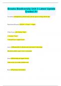 Brooks Biodiversity Unit 3 Latest Update Graded A&plus;