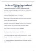 Servicenow PPM Exam Questions Solved 100&percnt; Correct