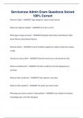 Servicenow Admin Exam Questions Solved 100&percnt; Correct