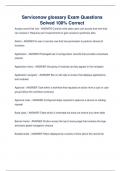 Servicenow glossary Exam Questions Solved 100&percnt; CorrecT