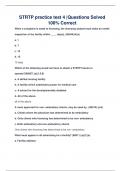 STRTP  EXAMS BUNDLE &vert; Questions with 100&percnt; Correct Answers&rpar;