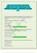 WGU D075 OA EXAM 2024 WITH  COMPLETE STUDY QUESTIONS AND  VERIFIED CORRECT ANSWERS&sol;GRADED  A&plus;&plus;