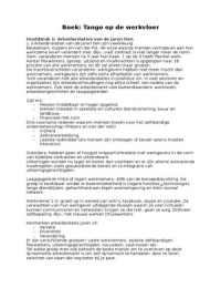 samenvatting Tango op de werkvloer