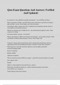 Qcm Exam Questions And Answers &lpar;Verified And Updated&rpar;