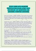 STATE FARMFIRE INDEPENDENT POLICY EXAM 2024 LATEST VERSION WITH  QUESTIONS AND 100&percnt; VERIFIED  ANSWERS&sol;GRADED A&plus;STATE FARMFIRE INDEPENDENT POLICY EXAM 2024 LATEST VERSION WITH  QUESTIONS AND 100&percnt; VERIFIED  ANSWERS&sol;GRADED A&plus;