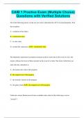 CAIB 1 Practice Exam &lpar;Multiple Choice&rpar; Questions with Verified Solutions