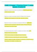 CAIB 2 Chapter 1 Practice Exam 1 Latest Update Graded A&plus;