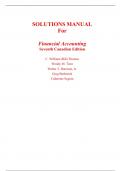 Solutions Manual for Financial Accounting 7th Canadian Edition by Harrison&comma; Tietz&comma; Berberich&comma; Seguin&comma; Seguin&comma; Har &lpar;All Chapters&comma; 100&percnt; Original Verified&comma; A&plus; Grade&rpar;