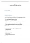 Test Bank to Accompany Essentials of Services Marketing&comma;Wirtz&comma;2e