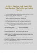 SkillsUSA Quiz-bowl Study Guide &lpar;2024&rpar; Exam Questions With Verified And Updated Answers