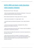 KINE 3800 Lab Study Guide Questions with Complete Solutions&period;pdf