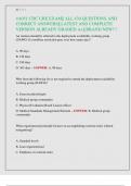 4A051 CDC URE EXAM&vert;&vert; ALL 430 QUESTIONS AND  CORRECT ANSWERS&vert;&vert; LATEST AND COMPLETE  VERSION ALREADY GRADED A&plus;&vert;&vert; BRAND NEW&excl;&excl;&excl;