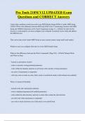 Pro Tools  Bundled Exam Questions Package with Correct Answers