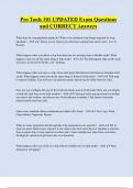 Pro Tools 101 UPDATED Exam Questions  and CORRECT Answers