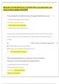 HESI RN FUNDAMENTALS TESTBANK Exam Questions and Answers latest update 2024&sol;2025