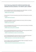PN ATI Med Surg EXAM WITH VERIFIED QUESTIONS AND  ANSWERS RATED & GRADED A&plus; BY EXPERTS 100&percnt; CORRECT