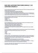 NUR 2989 CAPSTONE PROCTORED MODULE 7 ATI  CAPSTONE GRADED A&plus; 