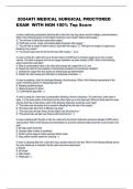 2024ATI MEDICAL SURGICAL PROCTORED  EXAM  WITH NGN 100&percnt; Top Score      