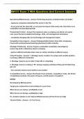 SM131 Exam 2 With Questions And Correct Answers 