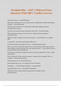 Straighterline - A&P 1 Midterm Exam Questions With 100&percnt; Verified Answers