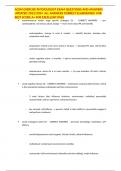 ACSM EXERCISE PHYSIOLOGIST EXAM QUESTIONS AND ANSWERS UPDATED 2023&sol;2024  ALL ANSWERS CORRECT ELABORATED  FOR BEST SCORE A&plus; FOR EXCELLENT PASS
