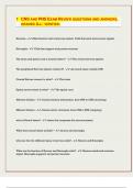CNS AND PNS EXAM REVIEW QUESTIONS AND ANSWERS&comma; GRADED A&plus;&sol;&period; VERIFIED&period;