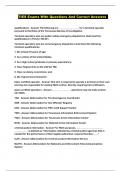 TIES Exams With Questions And Correct Answers 