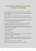 Ses 141 Exam 3 Questions And Answers &lpar;Verified And Updated&rpar;