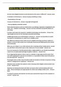 TIES Exam With Questions And Accurate Answers 