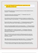 CON 101 EXAM &num;1 EXAM REVIEW QUESTIONS AND  ANSWERS&comma; RATED A&plus;&sol;