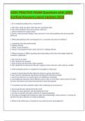 CADC PRACTICE EXAM Questions with 100&percnt; Verified Answers Latest Updates 2024&period;