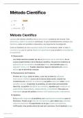 M&eacute;todo Cient&iacute;fico