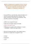 BIOD 171 PORTAGE LEARNING FINAL EXAM 2024 NEWEST EXAM 400 QUESTIONS WITH  DETAILED VERIFIED ANSWERS &lpar;100&percnt;  CORRECT&rpar; &sol;ALREADY GRADED A&plus;