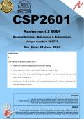 CSP2601 Assignment 2 &lpar;COMPLETE ANSWERS&rpar; 2024 &lpar;586775&rpar; - DUE 20 June 2024