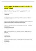  CSM EXAM 2024 WITH 100&percnt; ACCURATE SOLUTIONS