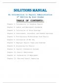An Introduction to Payroll Administration 6th Canadian Edition By Alan Dryden SOLUTIONS MANUAL