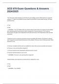 UCE 670 Exam Questions & Answers 2024&sol;2025